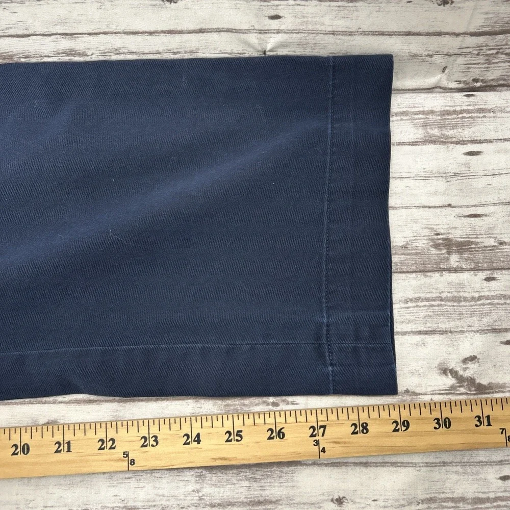 Polo Ralph Lauren Classic Fit Cotton Twill Mens Chino Pants Navy Blue Size 36x29